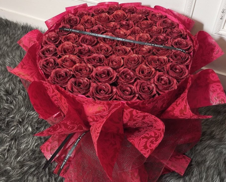 Hoa hồng nhũ kim tuyến Vinh Nghệ An